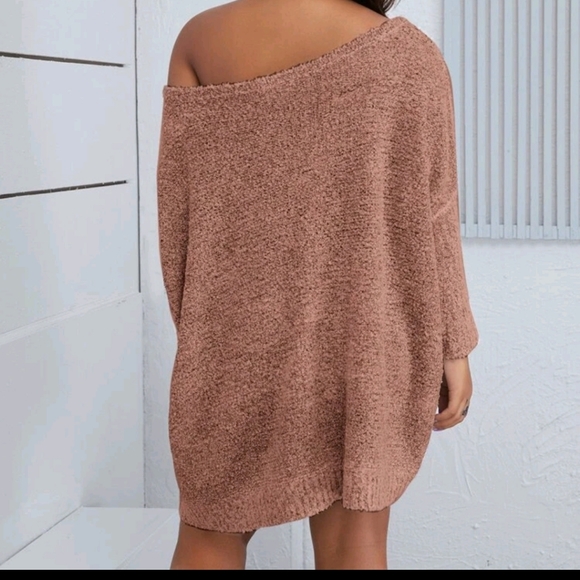 Dusty pink oversize soft sweater 1X - Picture 3 of 3
